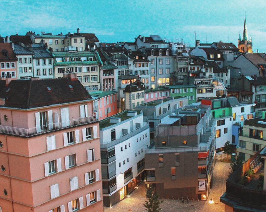 What type of paint is used in commercial buildings