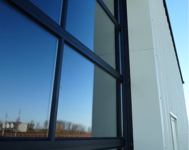 tinted Glass for Additional privacy 