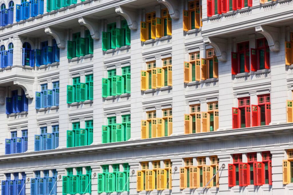 Colorful Shutter Blinds